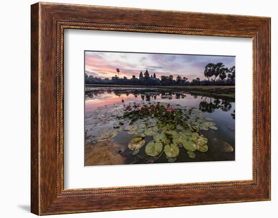 Sunrise over Angkor Wat-Michael Nolan-Framed Photographic Print