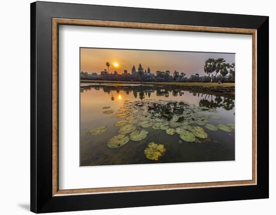 Sunrise over Angkor Wat-Michael Nolan-Framed Photographic Print