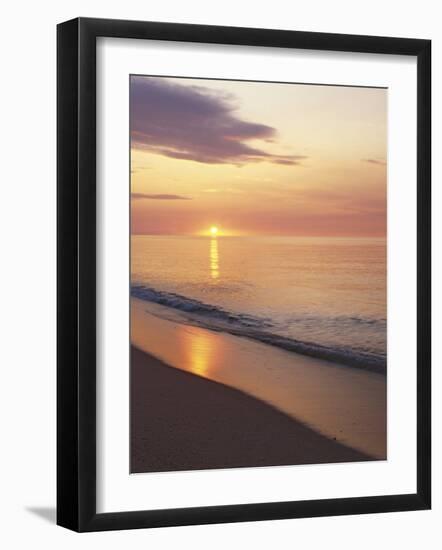 Sunrise over Atlantic, Cape Cod National Seashore, Massachusetts, USA-Charles Gurche-Framed Photographic Print