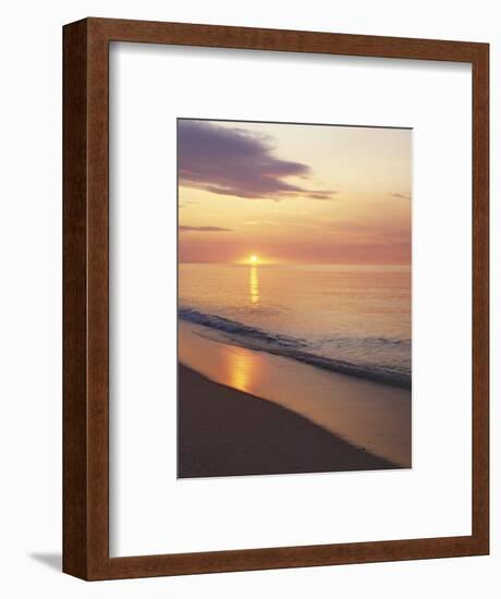 Sunrise over Atlantic, Cape Cod National Seashore, Massachusetts, USA-Charles Gurche-Framed Photographic Print