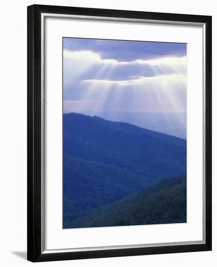 Sunrise over Buck Hollow, Shenandoah National Park, Virginia, USA-Charles Gurche-Framed Photographic Print