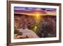 Sunrise over Canyon Del Muerto, Canyon De Chelly National Monument, Usa-Russ Bishop-Framed Photographic Print