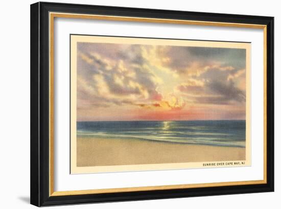 Sunrise over Cape May-null-Framed Art Print