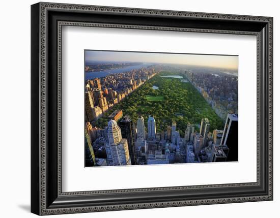 Sunrise Over Central Park-null-Framed Art Print