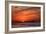 Sunrise over Coquet Island-Mark Sunderland-Framed Photographic Print