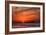 Sunrise over Coquet Island-Mark Sunderland-Framed Photographic Print