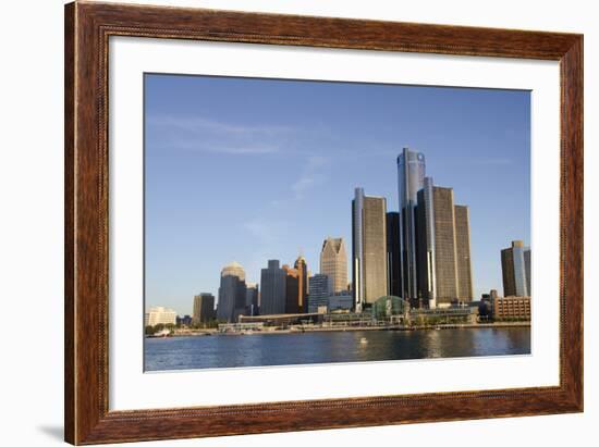 Sunrise over Downtown Detroit, Michigan, USA-Cindy Miller Hopkins-Framed Photographic Print