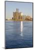 Sunrise over Downtown Detroit, Michigan, USA-Cindy Miller Hopkins-Mounted Photographic Print