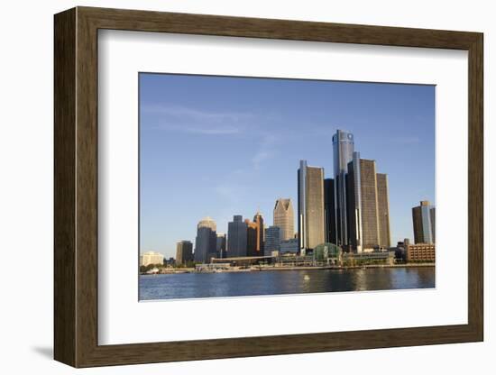 Sunrise over Downtown Detroit, Michigan, USA-Cindy Miller Hopkins-Framed Photographic Print