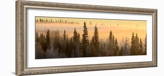 Sunrise over Fairbanks, Alaska, Usa-Christian Heeb-Framed Photographic Print