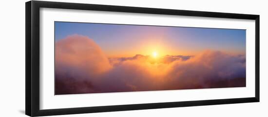 Sunrise over Haleakala Volcano Summit, Maui, Hawaii-null-Framed Photographic Print