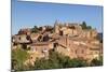 Sunrise over Hilltop Village of Roussillon, Southern France-Markus Lange-Mounted Photographic Print
