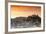 Sunrise over Hohensalzburg Fortress and Alt Stadt, Salzburg, Salzburger Land, Austria, Europe-Doug Pearson-Framed Photographic Print