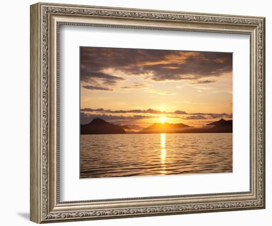 Sunrise over Kenai Fjords National Park, Alaska, USA-Steve Kazlowski-Framed Photographic Print