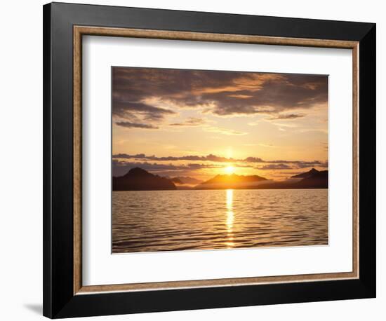 Sunrise over Kenai Fjords National Park, Alaska, USA-Steve Kazlowski-Framed Photographic Print