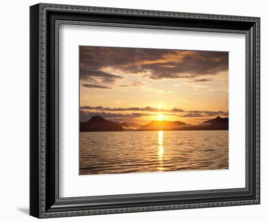 Sunrise over Kenai Fjords National Park, Alaska, USA-Steve Kazlowski-Framed Photographic Print