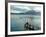 Sunrise over Lake Atitlan and Women on End of the Pier, Solola, Guatemala-Cindy Miller Hopkins-Framed Photographic Print