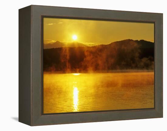 Sunrise Over Lake Dillon, Colorado, USA-Chuck Haney-Framed Premier Image Canvas