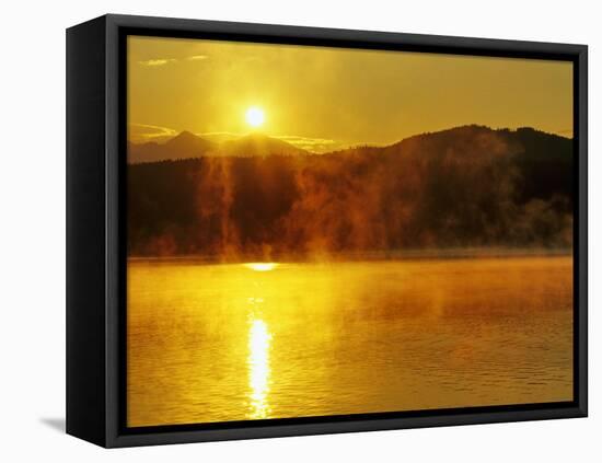 Sunrise Over Lake Dillon, Colorado, USA-Chuck Haney-Framed Premier Image Canvas