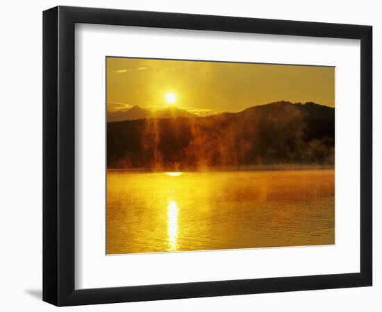 Sunrise Over Lake Dillon, Colorado, USA-Chuck Haney-Framed Photographic Print