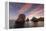 Sunrise over Land's End, Finnisterra, Cabo San Lucas, Baja California Sur, Mexico, North America-Michael Nolan-Framed Premier Image Canvas