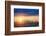 Sunrise over Los Angeles City Skyline-logoboom-Framed Photographic Print