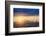 Sunrise over Los Angeles City Skyline-logoboom-Framed Photographic Print