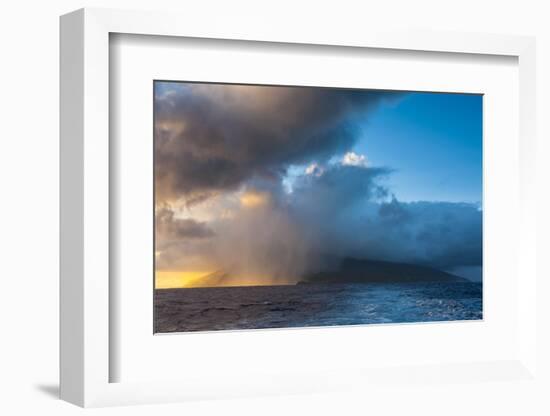 Sunrise over Ofu Island, Manu'A Island Group, American Samoa, South Pacific-Michael Runkel-Framed Photographic Print