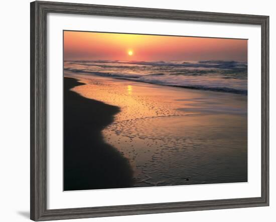 Sunrise over Outer Banks, Cape Hatteras National Seashore, North Carolina, USA-Scott T^ Smith-Framed Photographic Print