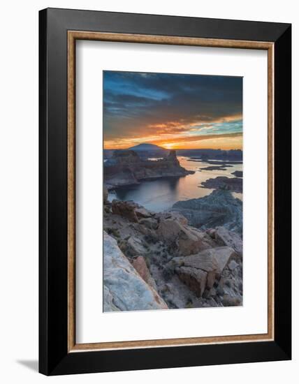 Sunrise Over Padre Bay on Lake Powell, Utah.-Howie Garber-Framed Photographic Print