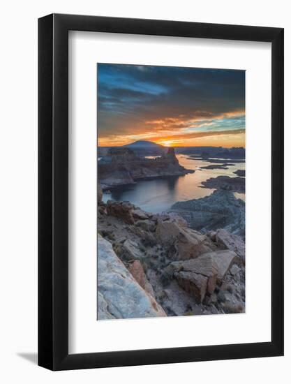 Sunrise Over Padre Bay on Lake Powell, Utah.-Howie Garber-Framed Photographic Print