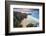 Sunrise over Pednvounder Beach at the Logan Rock, Cornwall, England.-Adam Burton-Framed Photographic Print