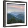 Sunrise over Pisgah National Forest from Blue Ridge Parkway, North Carolina, Usa-Tim Fitzharris-Framed Photographic Print
