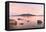 Sunrise over San Juan Islands from Anacortes, Washington State. Cypress Island is in the distance.-Alan Majchrowicz-Framed Premier Image Canvas