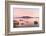 Sunrise over San Juan Islands from Anacortes, Washington State. Cypress Island is in the distance.-Alan Majchrowicz-Framed Photographic Print