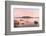 Sunrise over San Juan Islands from Anacortes, Washington State. Cypress Island is in the distance.-Alan Majchrowicz-Framed Photographic Print