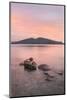 Sunrise over San Juan Islands from Anacortes, Washington State. Cypress Island is in the distance.-Alan Majchrowicz-Mounted Photographic Print