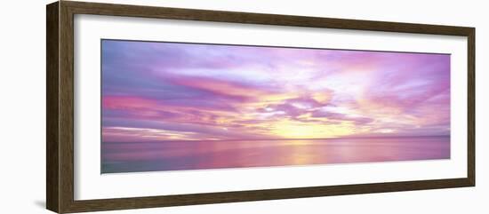 Sunrise over Sea of Cortez, El Cardonal, Baja California Sur, Mexico-Panoramic Images-Framed Photographic Print