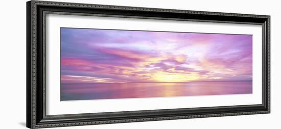 Sunrise over Sea of Cortez, El Cardonal, Baja California Sur, Mexico-Panoramic Images-Framed Photographic Print