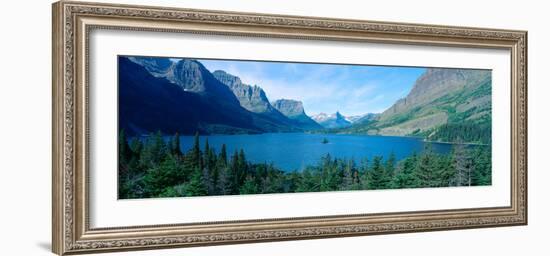 Sunrise over St. Mary Lake, Glacier National Park, Montana-null-Framed Photographic Print