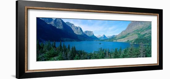 Sunrise over St. Mary Lake, Glacier National Park, Montana-null-Framed Photographic Print