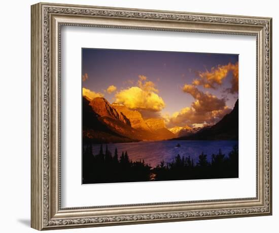 Sunrise over St. Mary Lake-Darrell Gulin-Framed Photographic Print