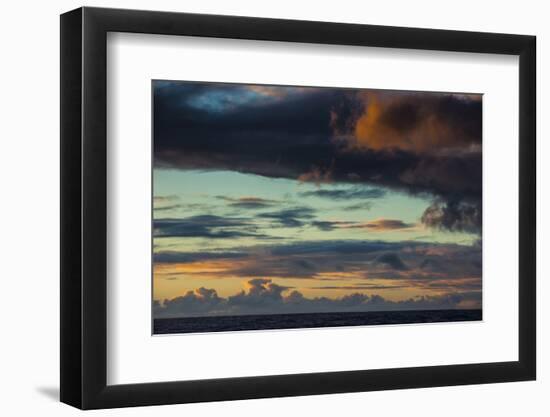 Sunrise over Tau Island, Manu'A, American Samoa, South Pacific-Michael Runkel-Framed Photographic Print