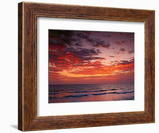 Sunrise Over the Atlantic Ocean, West Palm Beach, Florida-Adam Jones-Framed Photographic Print