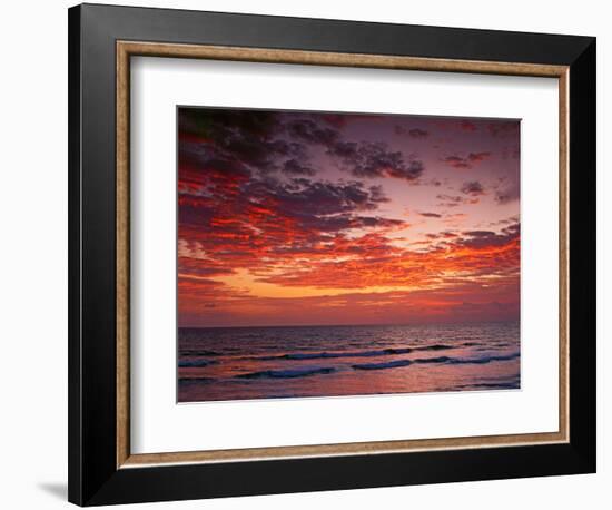 Sunrise Over the Atlantic Ocean, West Palm Beach, Florida-Adam Jones-Framed Photographic Print