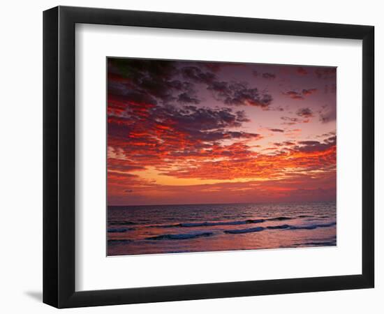 Sunrise Over the Atlantic Ocean, West Palm Beach, Florida-Adam Jones-Framed Photographic Print