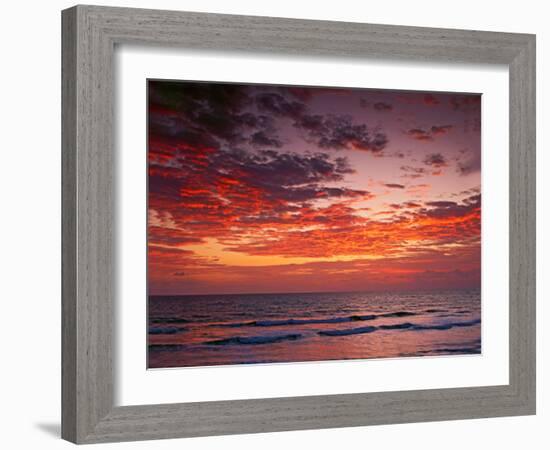 Sunrise Over the Atlantic Ocean, West Palm Beach, Florida-Adam Jones-Framed Photographic Print