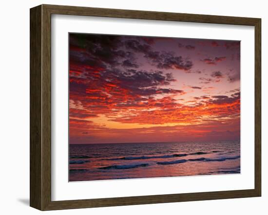 Sunrise Over the Atlantic Ocean, West Palm Beach, Florida-Adam Jones-Framed Photographic Print