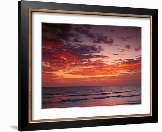 Sunrise Over the Atlantic Ocean, West Palm Beach, Florida-Adam Jones-Framed Photographic Print