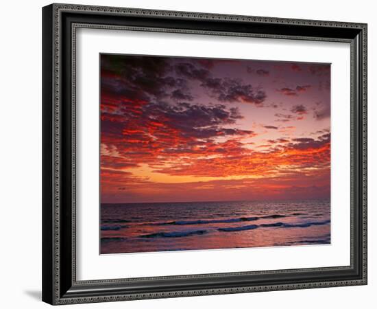 Sunrise Over the Atlantic Ocean, West Palm Beach, Florida-Adam Jones-Framed Photographic Print